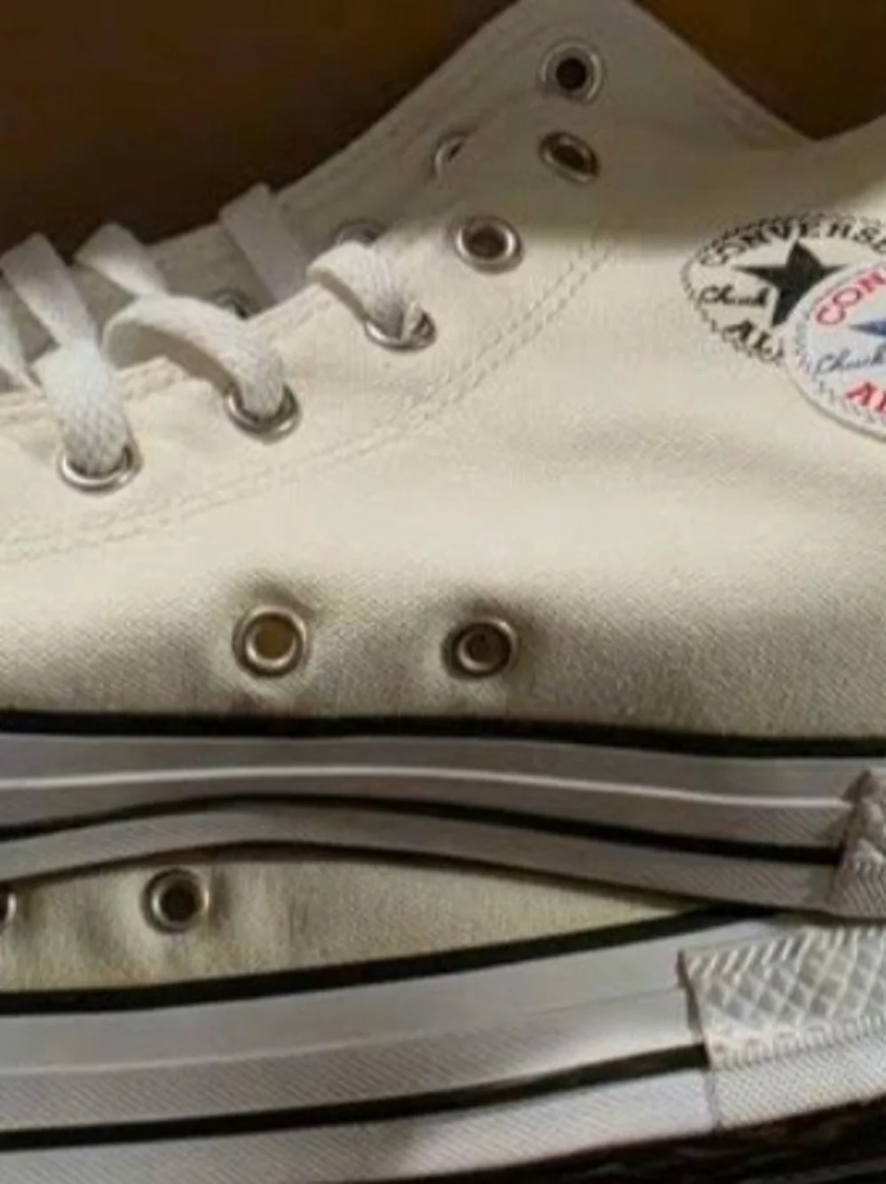 Converse CTAS Hi Vintage White/Black Box Label